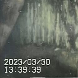 An image taken on March 30, 2023, by a robot inside Fukushima's Unit 1 Primary Containment Vessel. 