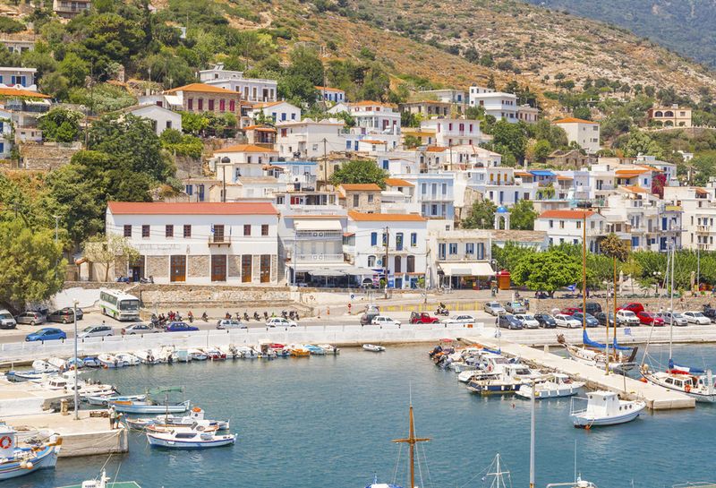 Ikaria island, Agios Kirikos city, Greece