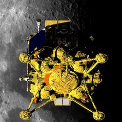 Lunar 25 crashes into the moon. 