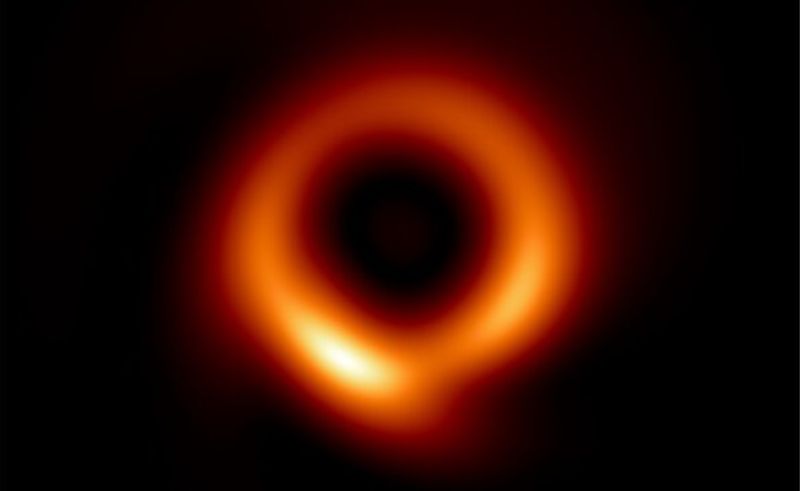 The new and improved M87*, the supermassive black hole at the center of Messier 87. Image credit:  L. Medeiros (Institute for Advanced Study), D. Psaltis (Georgia Tech), T. Lauer (NSF’s NOIRLab), and F. Ozel (Georgia Tech) 