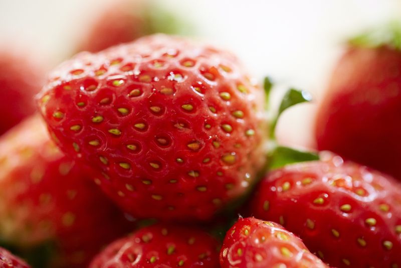 Strawberries close up