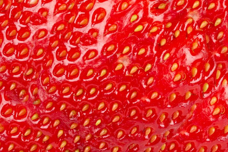 White dots on strawberries aren’t strawberry seeds.