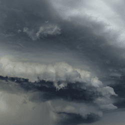 A hurricane supercell in the sky