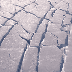 There are large cracks at the top of Thwaites Glaceier, but it is the shape of the ice at the bottom that poses the threat.