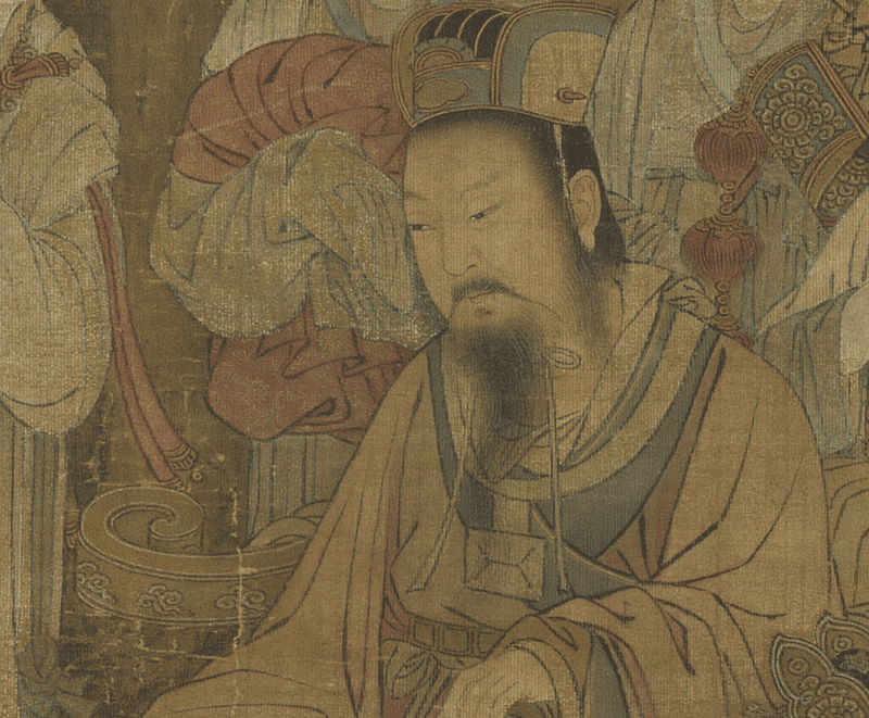 An ancient illustration of Chinese Emperor Wen of Han