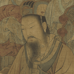 An ancient illustration of Chinese Emperor Wen of Han